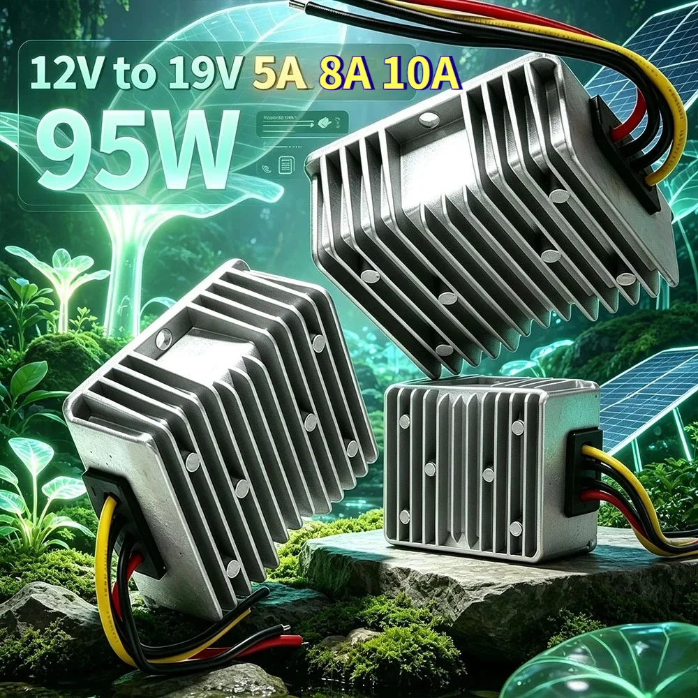 DC/DC 12V Step Up to 19V 5A 8A 10A Auto Supply Converter Power Waterproof Boost Inverter Regulator for Bus CMB Large Trucks LED