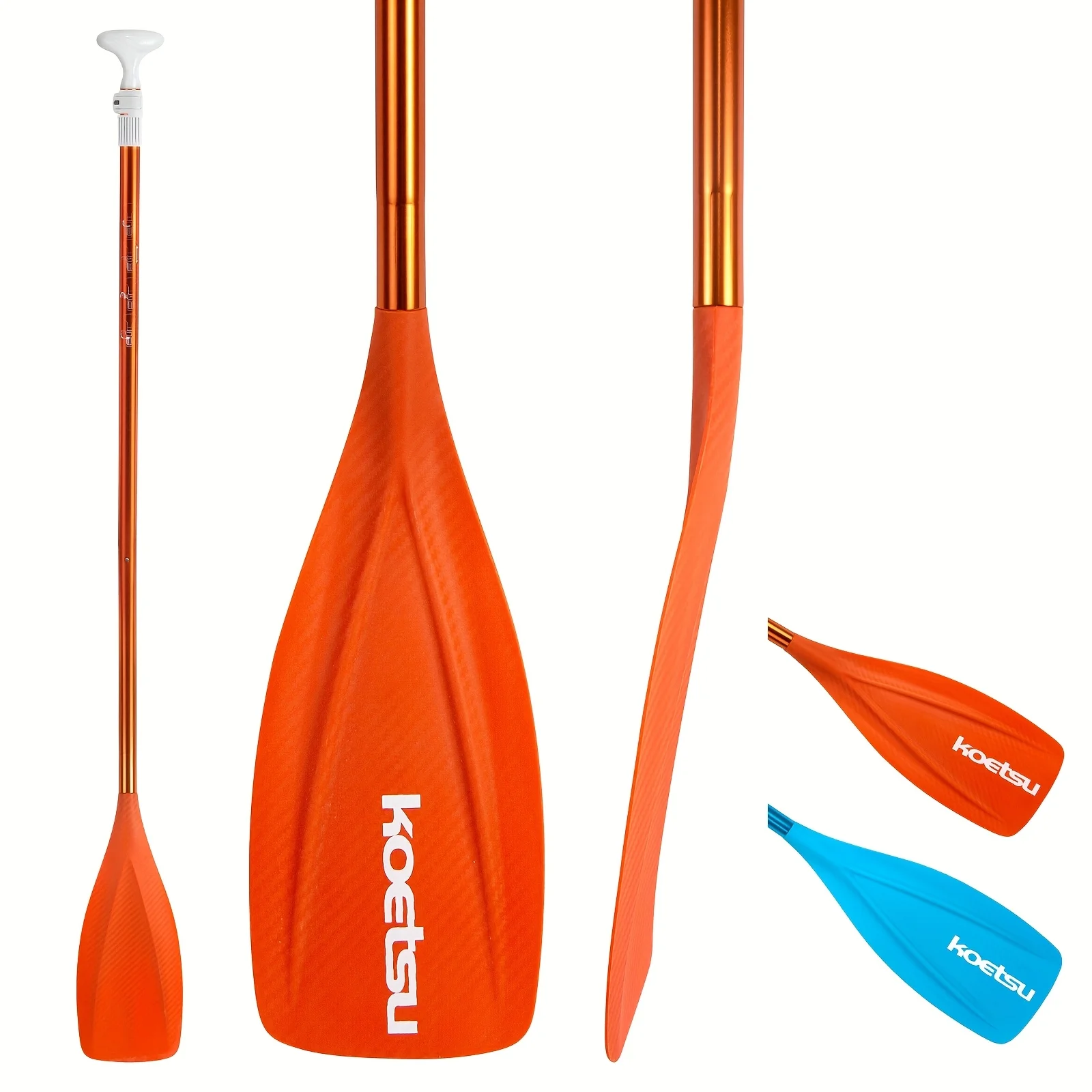 KOETSU Premium Aluminiumlegierungspropeller, Erhältlich in Blau oder Orange, mit Hochleistungslegierungsachsen, Geeignet für Paddleboards – Detail 7