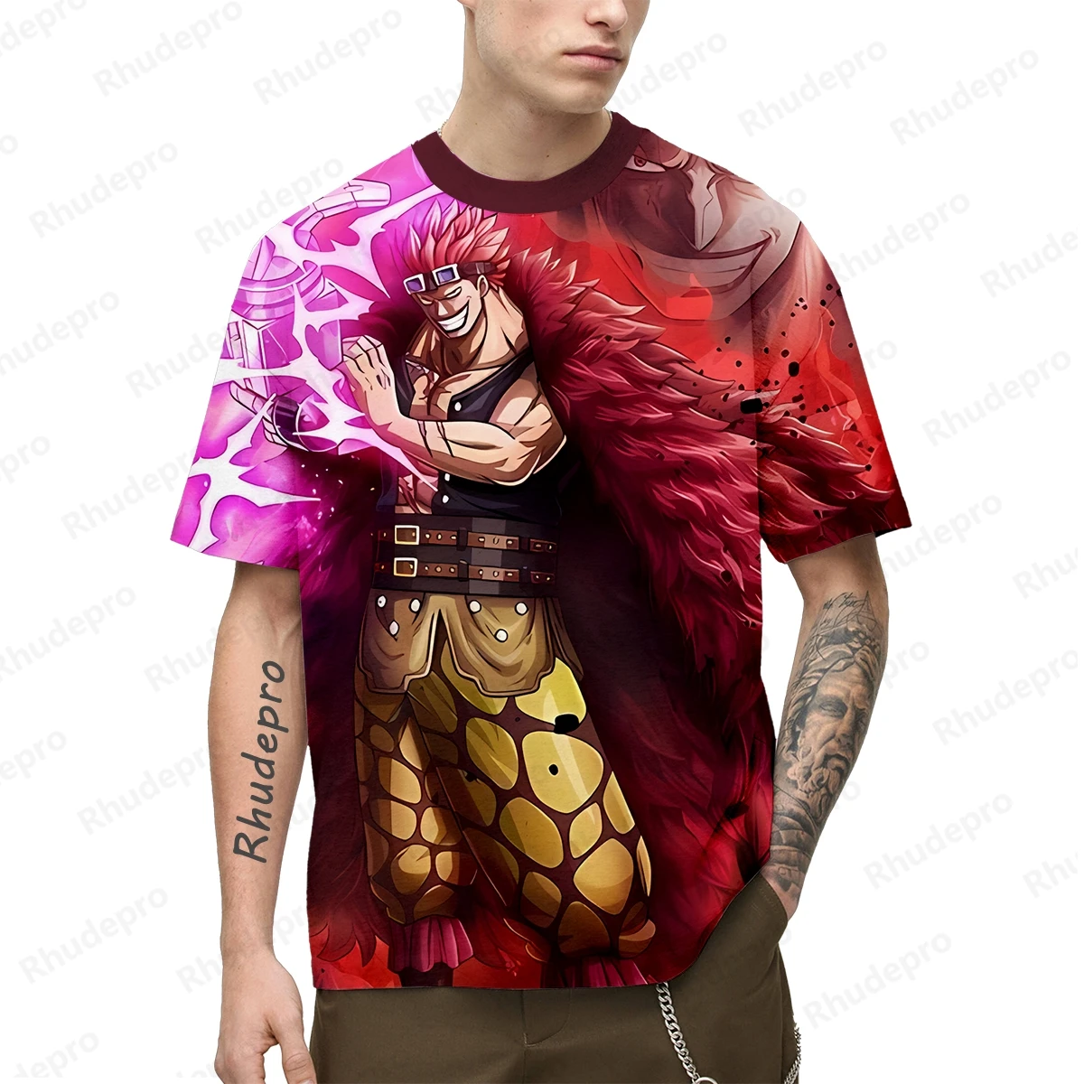 

One Piece 2024 Summer Hot Japan Anime Men's 3D Printing Cosplay T-shirt Women's Children's Street Unisex Oversized Short Sleeve