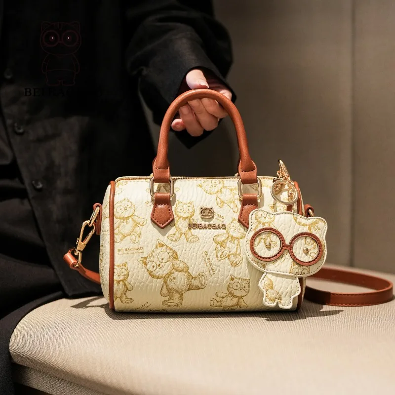 

New Small Handbag, Foreign and Versatile Popular Pillow Bag, Leather Bag, Shoulder Casual Messenger Women's Bag
