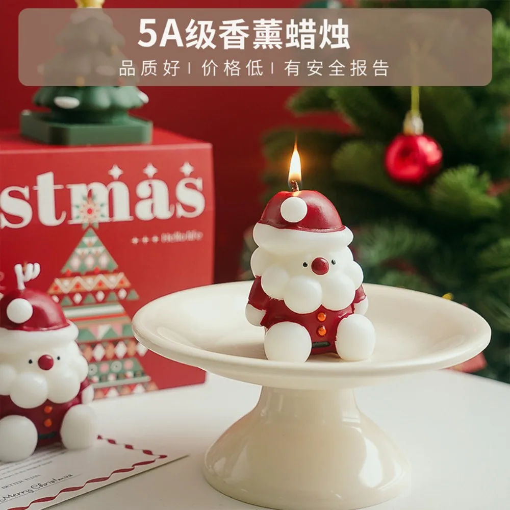 مجموعة هدايا شموع معطرة لعيد الميلاد الجديدة مع حلي عطرية مصنوعة يدويًا عبر الحدود كهدية للعطلات