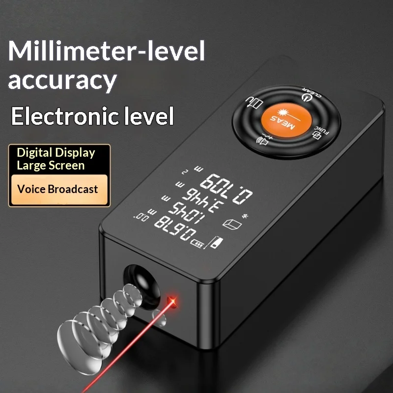 Laser Range Finder, Infrared Measuring Instrument, Industrial-Grade High-Precision Measuring Room Handheld Measuring Instrument