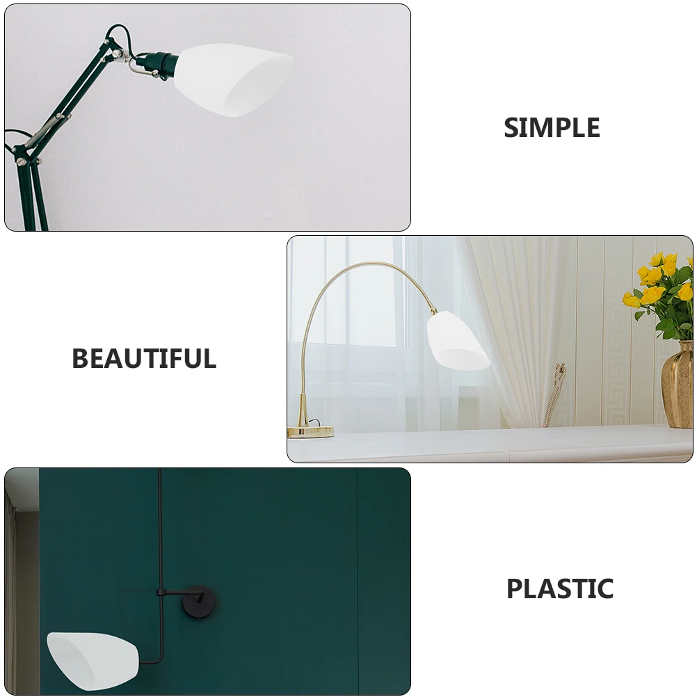 

6pcs Plastic Lampshade Home Light Cover Modern Globe Shade Dustproof Bedroom Living Room Lighting Atmosphere Easy Install