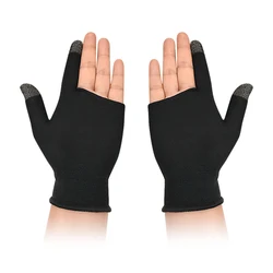 1 Pair Gaming Finger Sleeve Sweatproof Touch Screen Shoot Aim Finger Cot Fingertip Cover Thumb Gloves for PUBG Mobile Phone Game