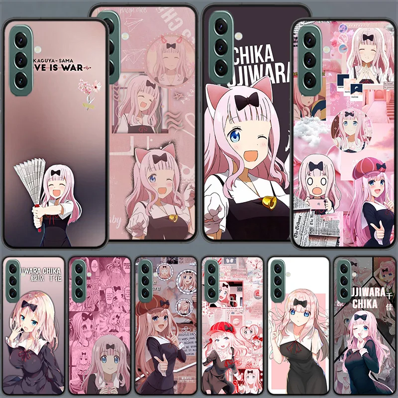 Kaguya sama Love is War Fujiwara Funda Phone Case For Samsung Galaxy A54 A34 A24 A14 A04 A04S A12 A22 A32 A52S A72 A53 A33 A23 A