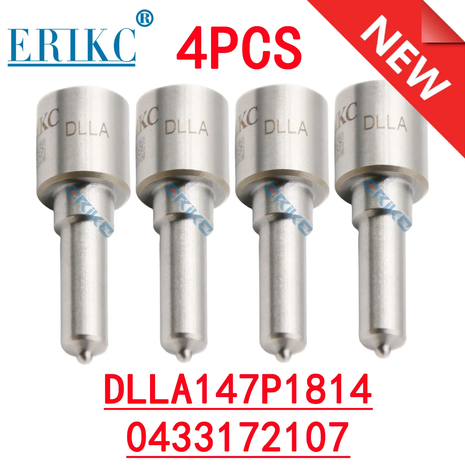 4PCS DLLA 147P 1814 Diesel Nozzle DLLA147P1814 OEM 0 433 172 107 Common Rail Spray Nozzle 0433172107 for Injector 0445120153