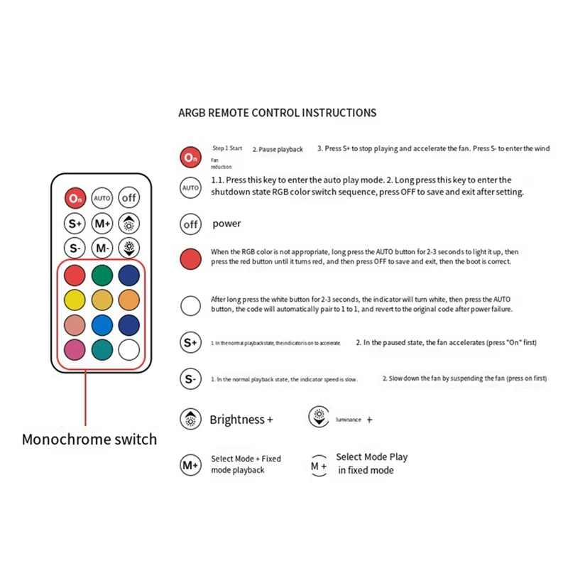 MH-10ARGB Controller Dual 10-Bit Wireless Controller Can Synchronize PWM Temperature Control With Shenguang Ten-Port Hub-T45C