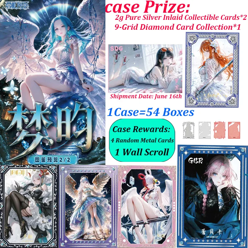 One Piece Cards Metal Enamel Premium Collectible Cards Anime Trading Cards Whole Box Full Case Bulk Wholesale Limited Edition