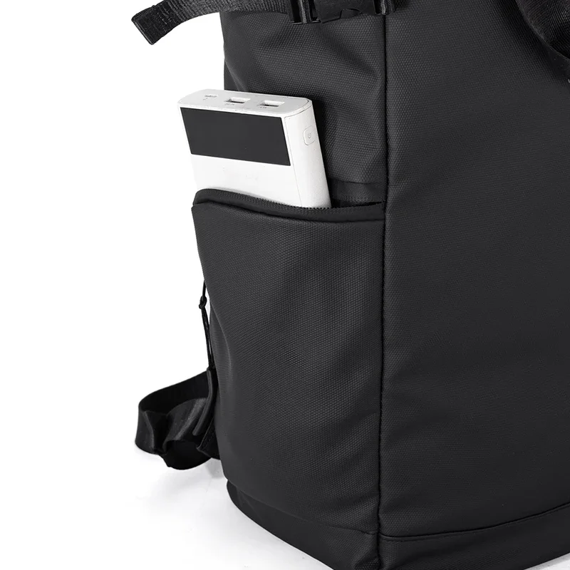 Unisex Modischer Minimalistischer Großraum-Wasserdichter Rucksack Tragbare College-Schultasche Trendiger Designer-Rucksack für Männer – Detail 21
