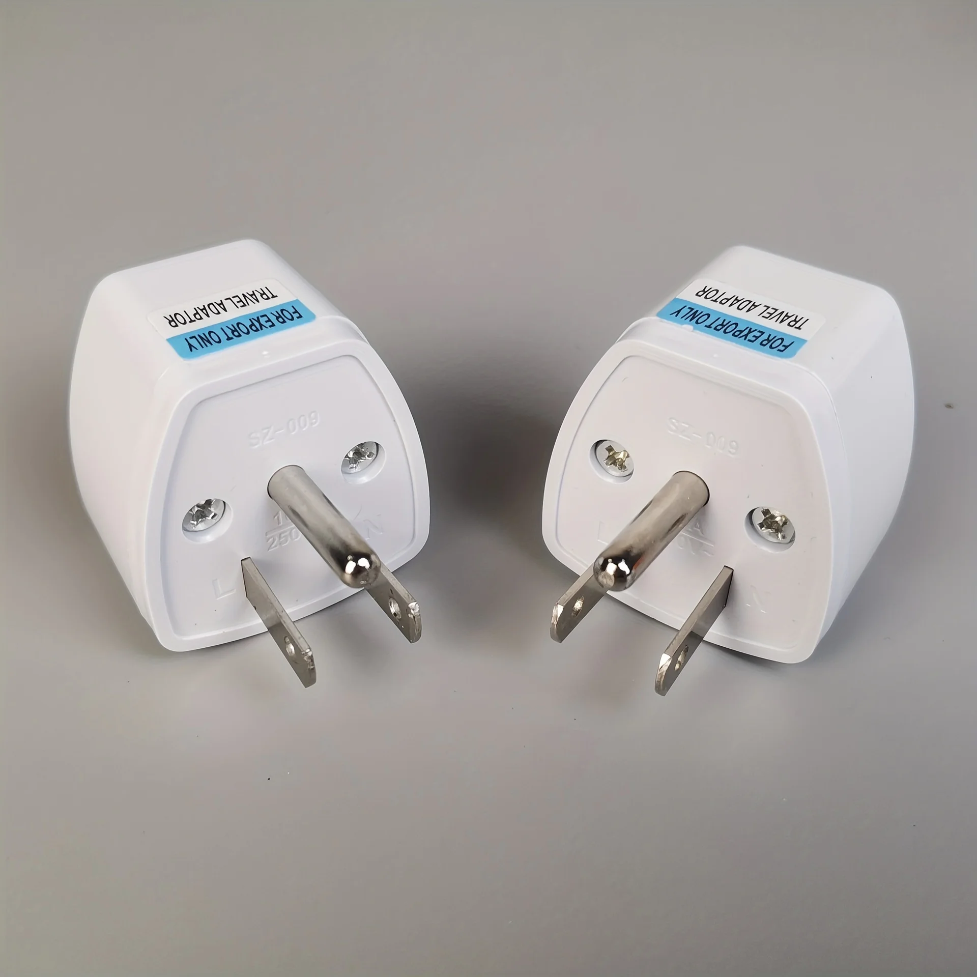 2pcs/1pc EU UK AU to US Plugs adapter Power Converter Plugs 3 PIN Socket EU to America Travel Charger Adapter Converter