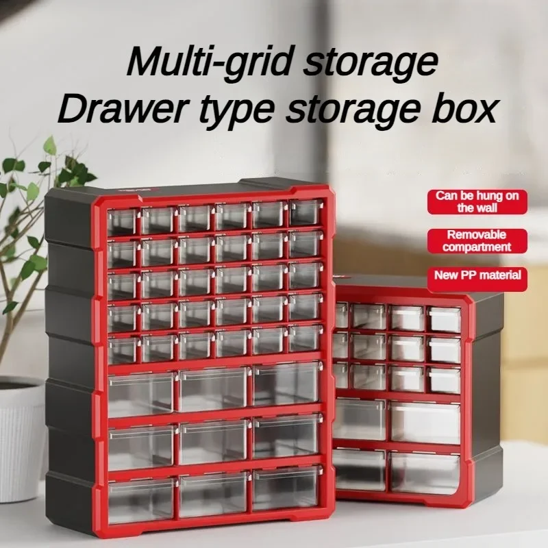 Hard Plastic Organizing Boxes Tool Parts Screw Storage Box  Tool Chest Drawers Working Professional  Home Tools Packaging