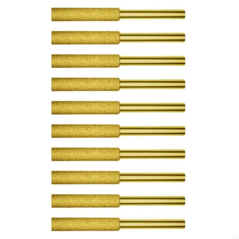 10pcs/set chainsaw acido cumpellatura pietra macinazione per metallo in lega C7AC