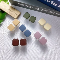 1Pcs Contact Lens Case Lens Storage Holder Soaking Container Travel Accessories Cute Solid Color Eyes Contact Lenses Box Case