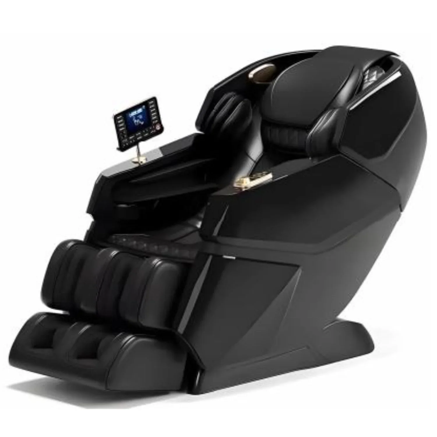 Heated Zero Gravity Massage Chair Chiropractic Touch Screen Luxury SL Rail Fully Automatic Electric Kneading Shiatsu Full Body