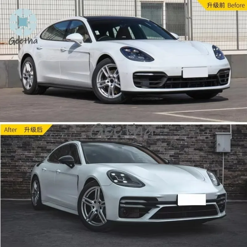 

Factory Sales Paramera 971 Turbo S Style Front Bumper Assembly DRL Rear Lip Side Skirt Body Kit for Porsche 2017-2023