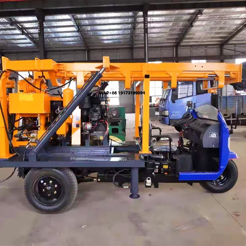 200m Depth Trike Water Rig Space Efficient Design RIG for Water Well Projects in Urban and Rural Areas