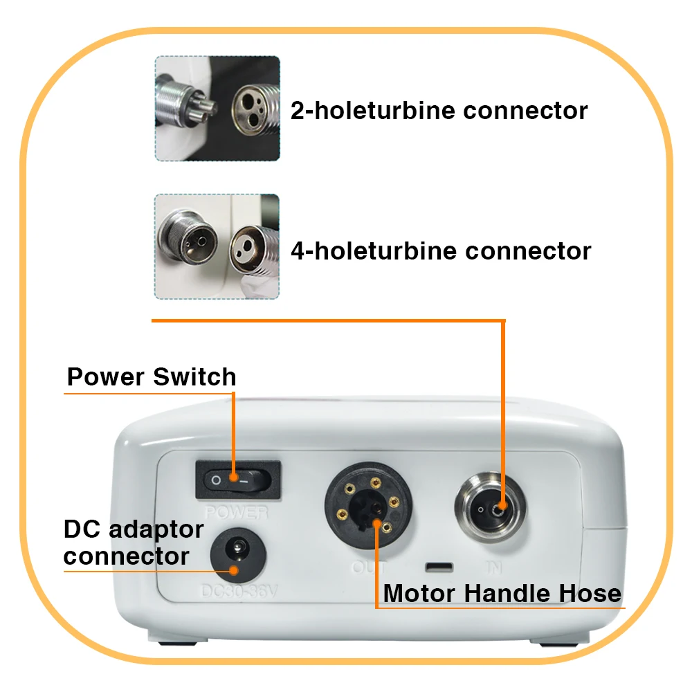 Exp Dental Brushless Led Micro Motor Electric Machine Set Internal Water Spray E-type Contra Angle Handpiece Clinical Equipment