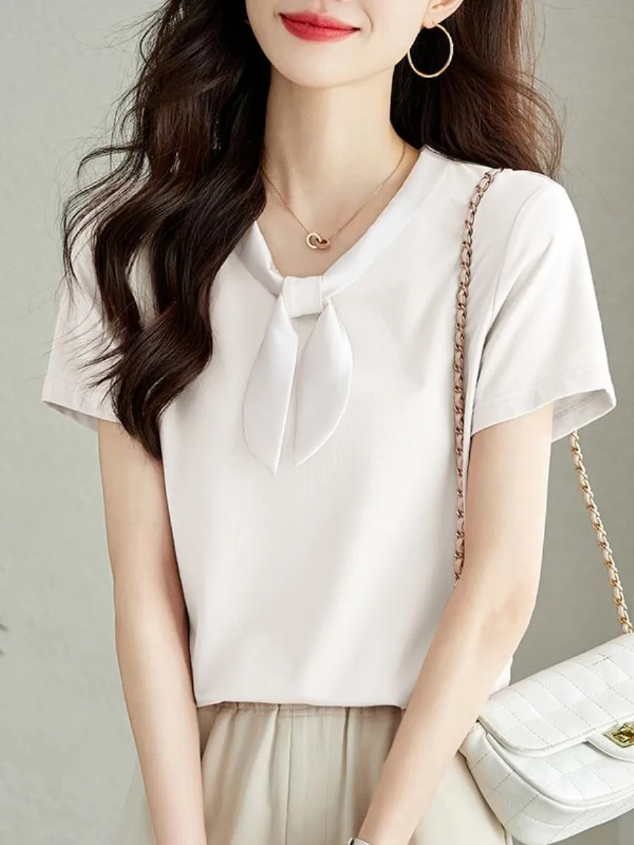 t-shirt-in-maglia-di-seta-ghiaccio-a-maniche-corte-da-donna-nuova-collezione-estate-2026-design-in-stile-nazionale-scollo-a-v-con-cintura-e-copriorecchie-alla-moda-per-signore