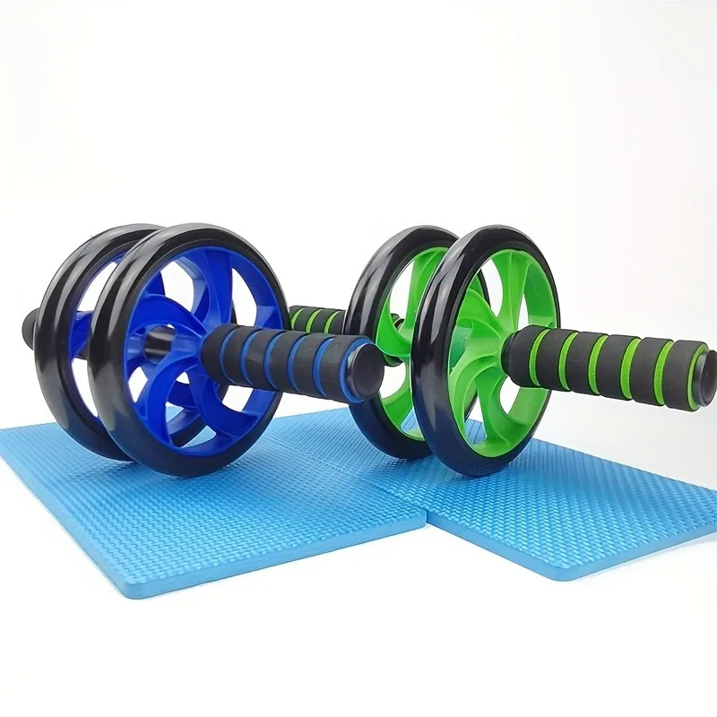 Ab Rroller Wheel Fitness Ab Slide Double-Wheeled Abdominal Wheels Non Slip Ab Muscle Trainer Gym Abdominal Roller Home Workout