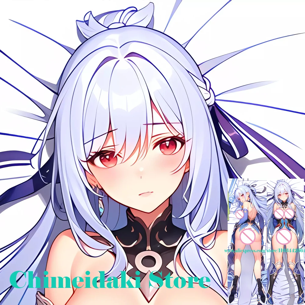 

Dakimakura Honkai star Rail Jingliu Pillowcase Game Hugging Full Body Sexy Pillow Case Cushion Cover Otaku Home Bedding Decor