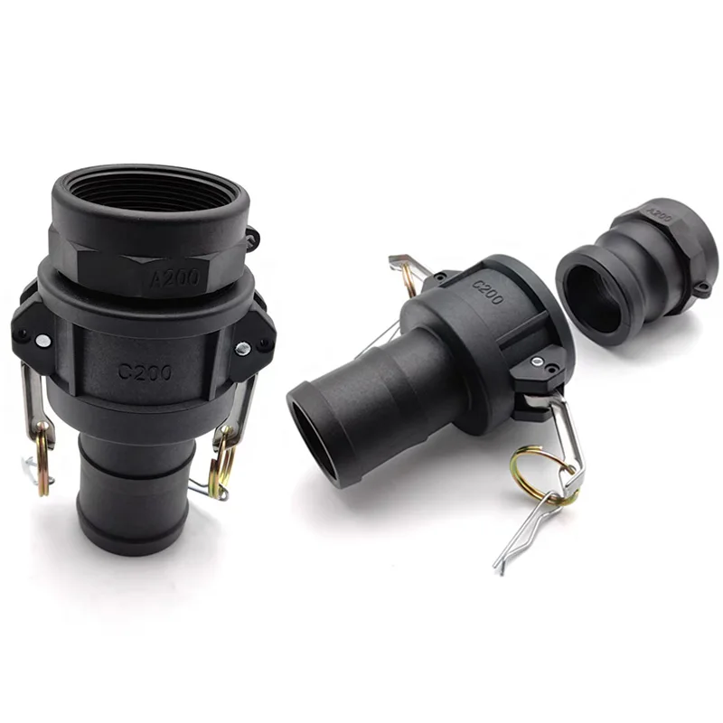 

PP Camlock Coupling Quick Connect Fitting Set AC AD BE CE CF ED Type Plastic Hose Adapter Kit for Water Irrigation Agriculture