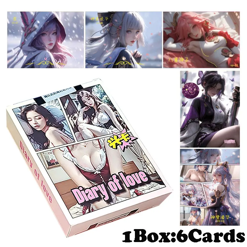 

Lastest Diary Of Love Waifu Collection Card Quicksand Waifu Booster Box ACG CCG TCG Yae Miko Doujin Toys Chrismas Hobbies Gift