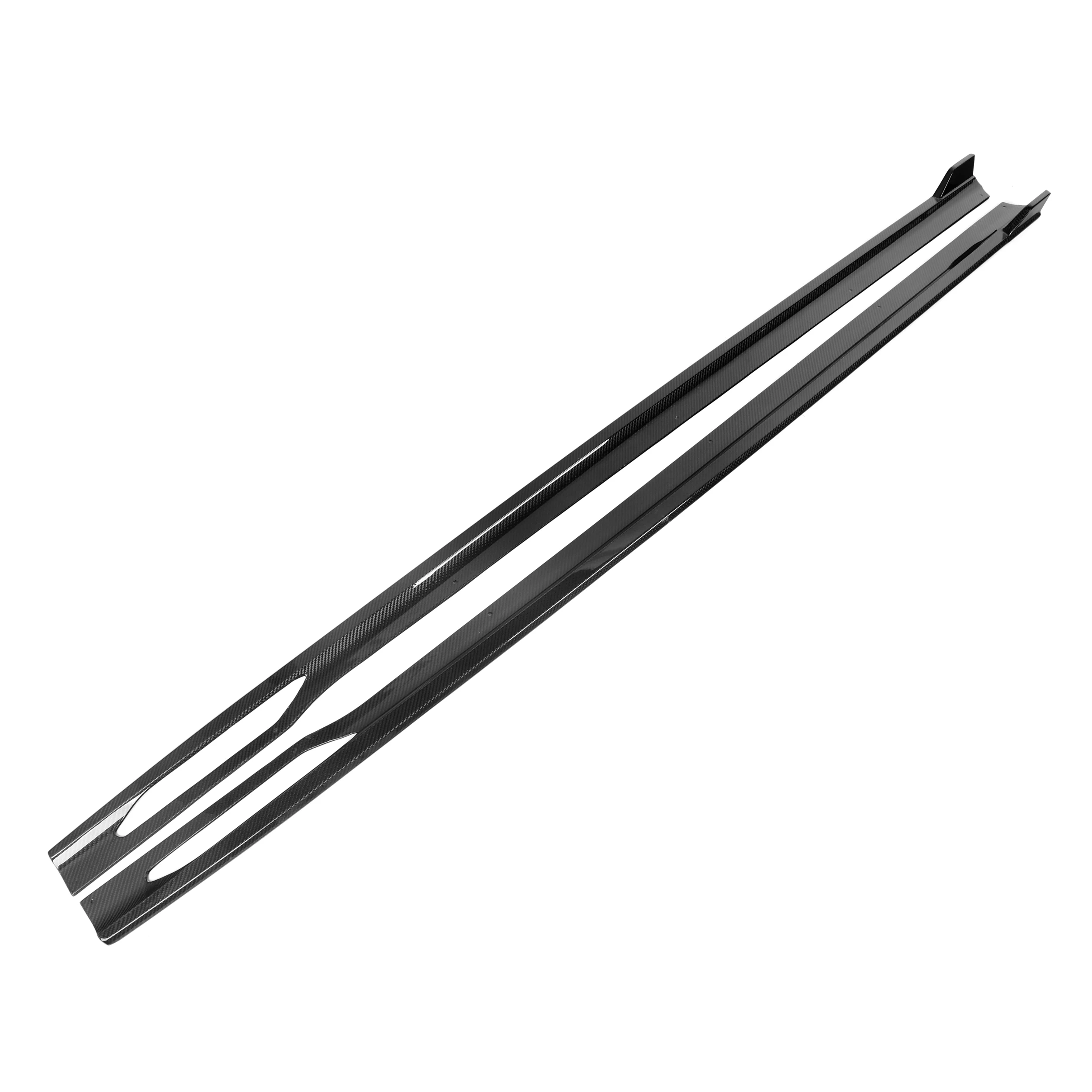 تنانير جانبية من ألياف الكربون STLFReal لسيارات BMWs 4 Series G22 Sports 2021+ تنانير جانبية جديدة من المصد G22 على طراز TK #5