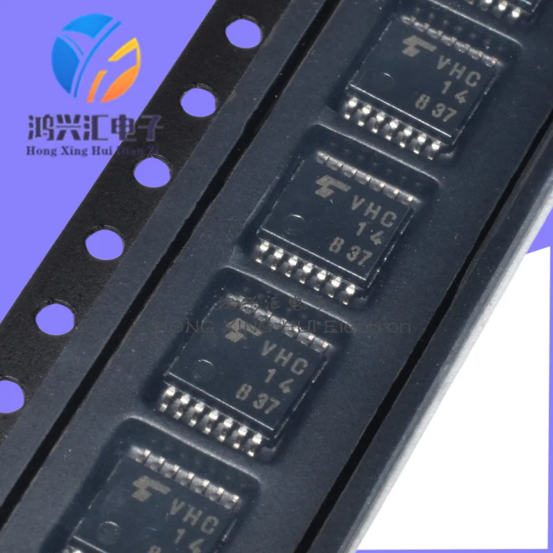 5PCS Brand New/Original 74VHC14FT Silk-Printed VHC14 TSSOP-14 Six-Channel Schmitt Trigger Inverter Chip