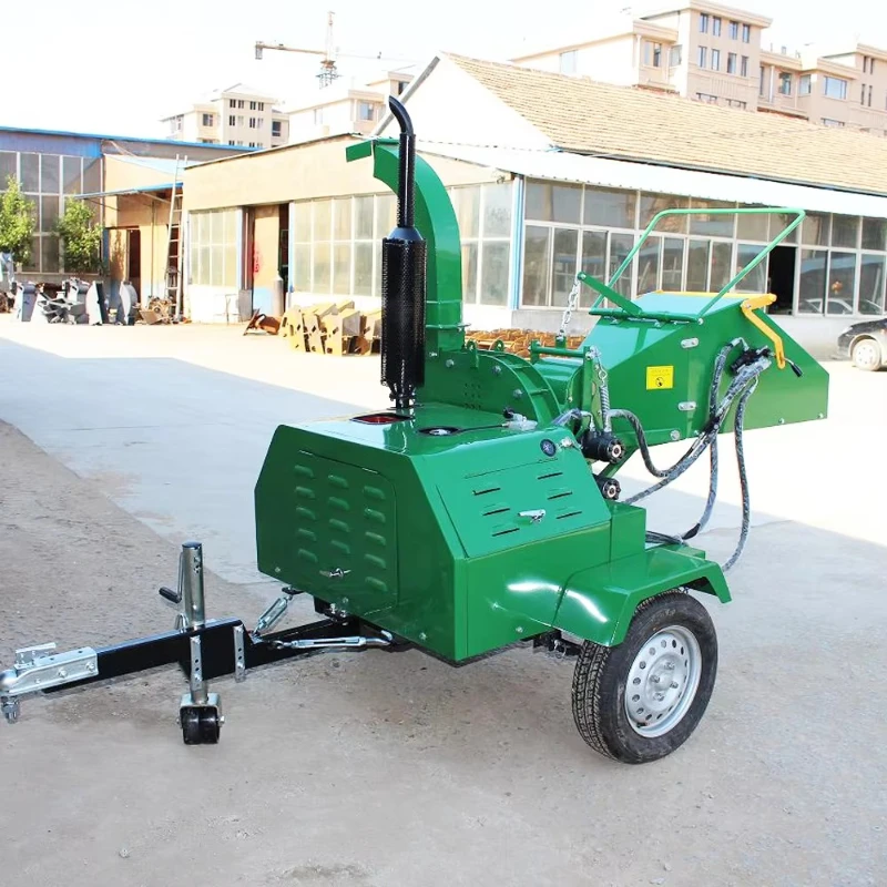 

Mini diesel tree chipper shredder branch shredder wood shredder