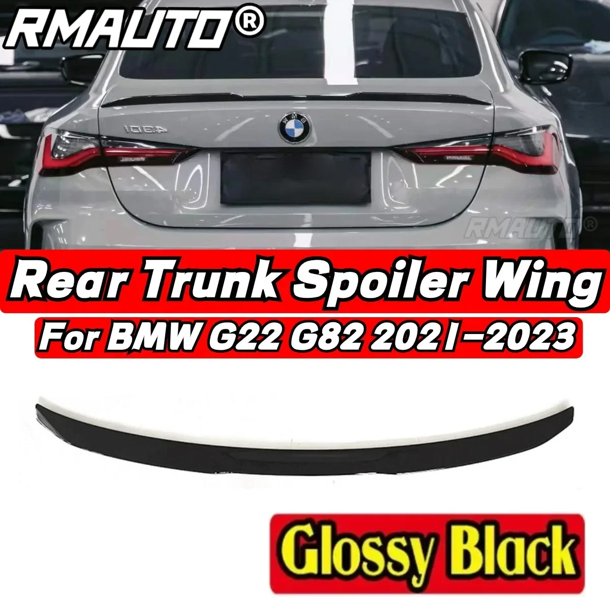 BMW G22 Car Rear Trunk Spoiler Body Kit Car Rear Spoiler Wing For BMW G22 Gran Coupe 4 Series 2021 - 2023 Modification Part