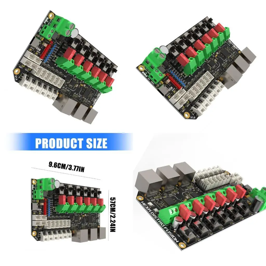 

31BA Advanced 3Hexa Distro Fusions D Распределительные платы принтеров с 8 программируемыми