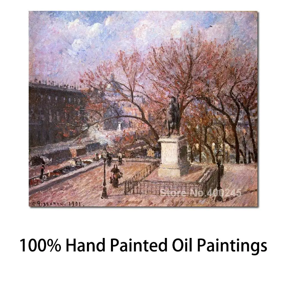 

Famous Arts Reproduction The Pont Neuf and The Statue of Henri Iv Camille Pissarro Oil Paintings High Quality Hand-Painted