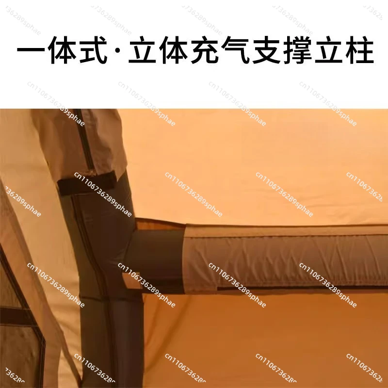 Outdoor inflatable tent exquisite house camping room thickened Oxford cloth winter multi-person rainproof camping equipment