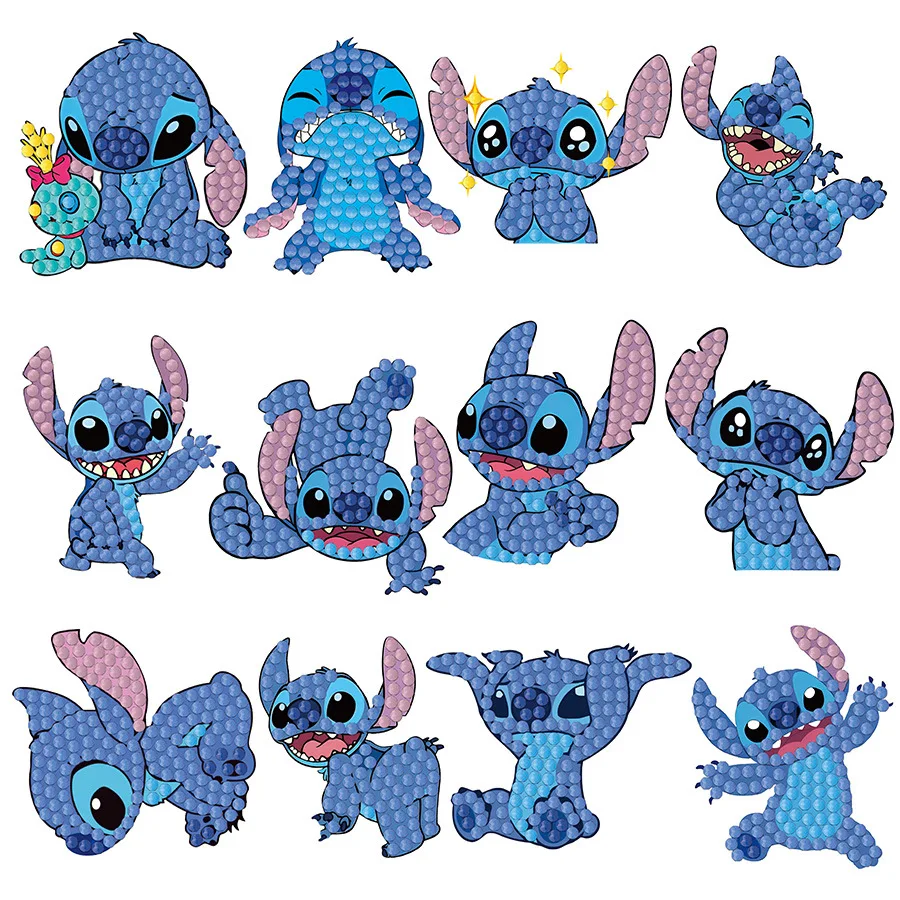 Diamond painting DIY Cartoon SpongeBob SquarePants Random Decoration Stickers Handicrafts semi-finished product Material kit view 5