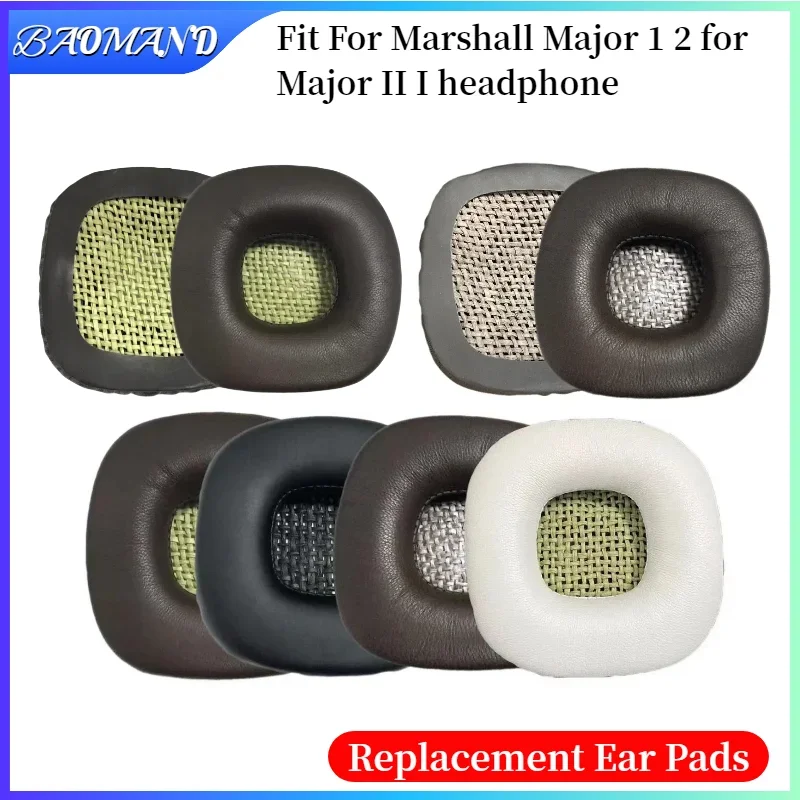 

BAOMAND Replacement Earpads For Marshall Major 1 2 for Major II I Headphones Earmuff Ear Pads Cushion Cover Sleeve