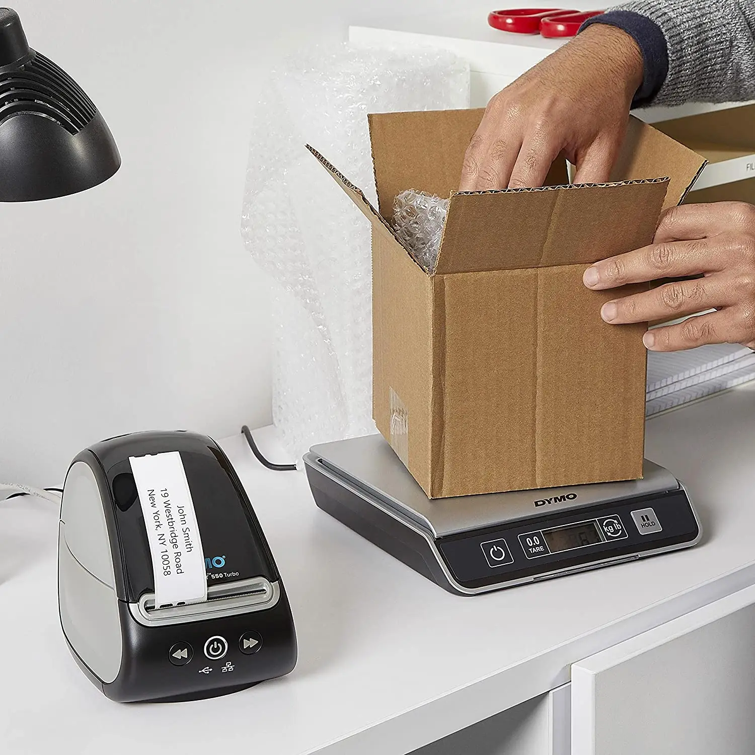 DYMO LabelWriter 550 Label Printer, Label Maker with High-Speed Direct Thermal Printing, Automatic Label Recognition