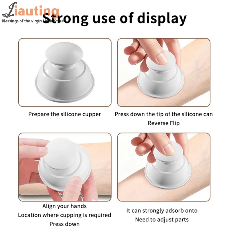 Health Massage Vacuum Cupping Cups  Anti Cellulite Massage Chinese Therapy Face Cupping Body Cups Skin Scraping Massage