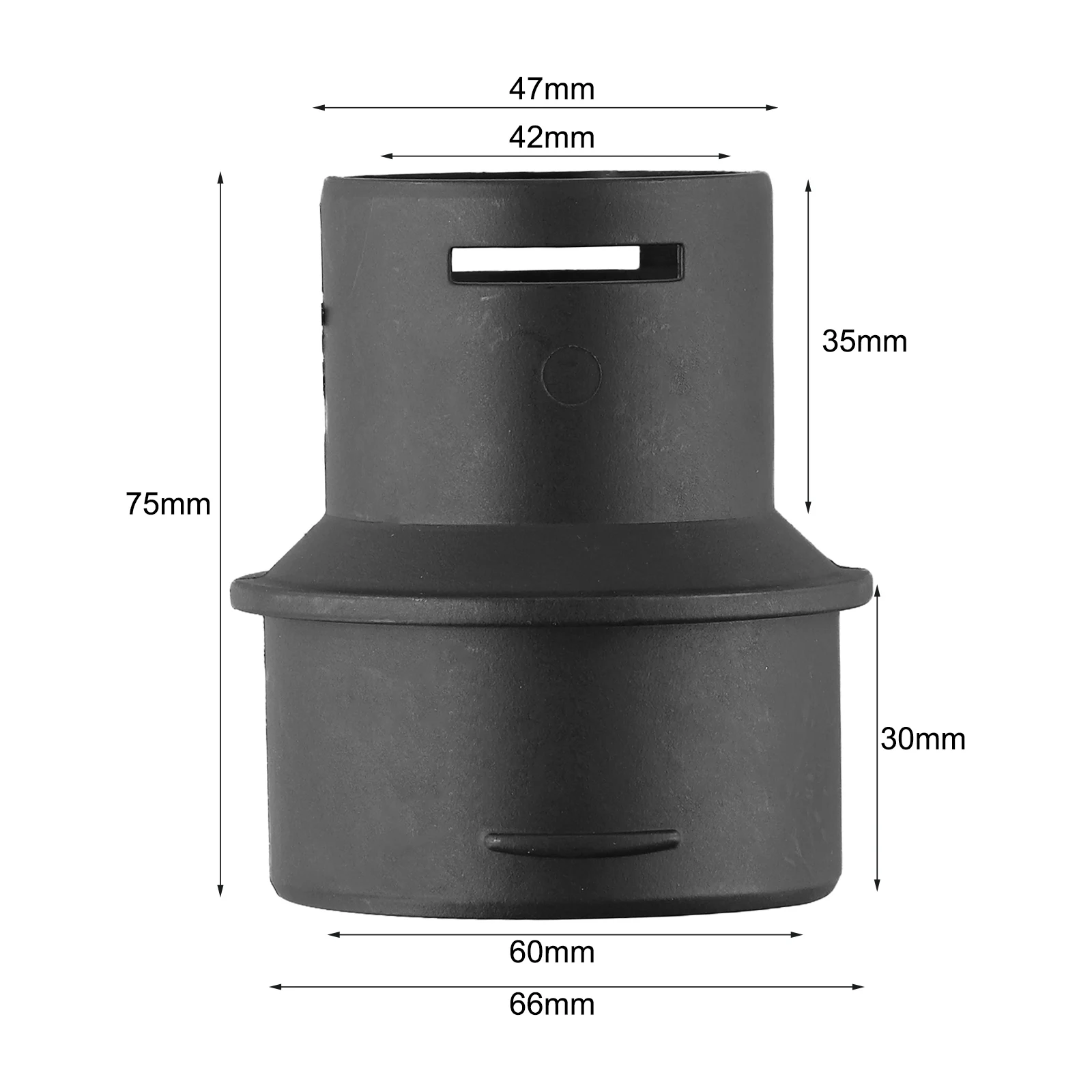 Conector aquecedor de 42mm a 60mm, saída de ventilação de ar para aquecimento de carro, montagem de alta universalidade, 42mm de diâmetro e 60mm de diâmetro