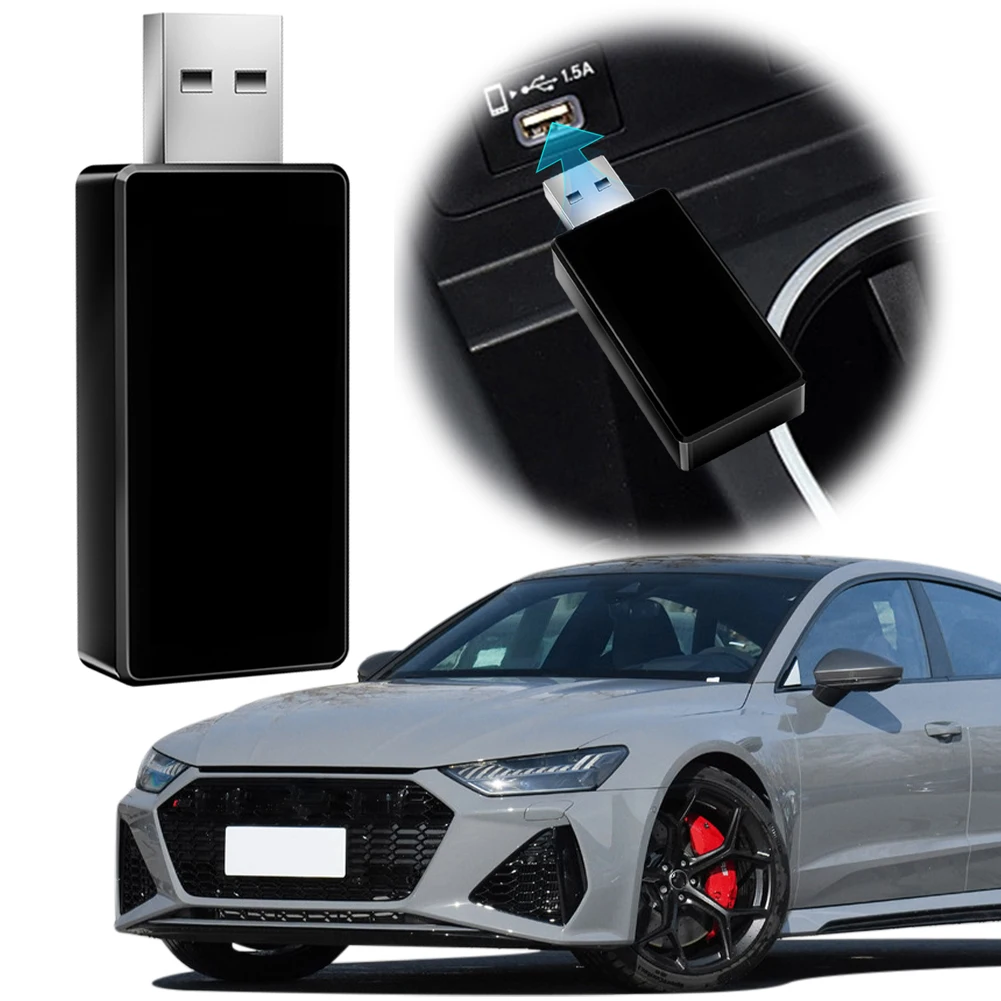 

Беспроводной адаптер CarPlay Android Auto Беспроводной адаптер Carplay Plug & Play Carplay Dongle Проводной к беспроводному Carplay Dongle
