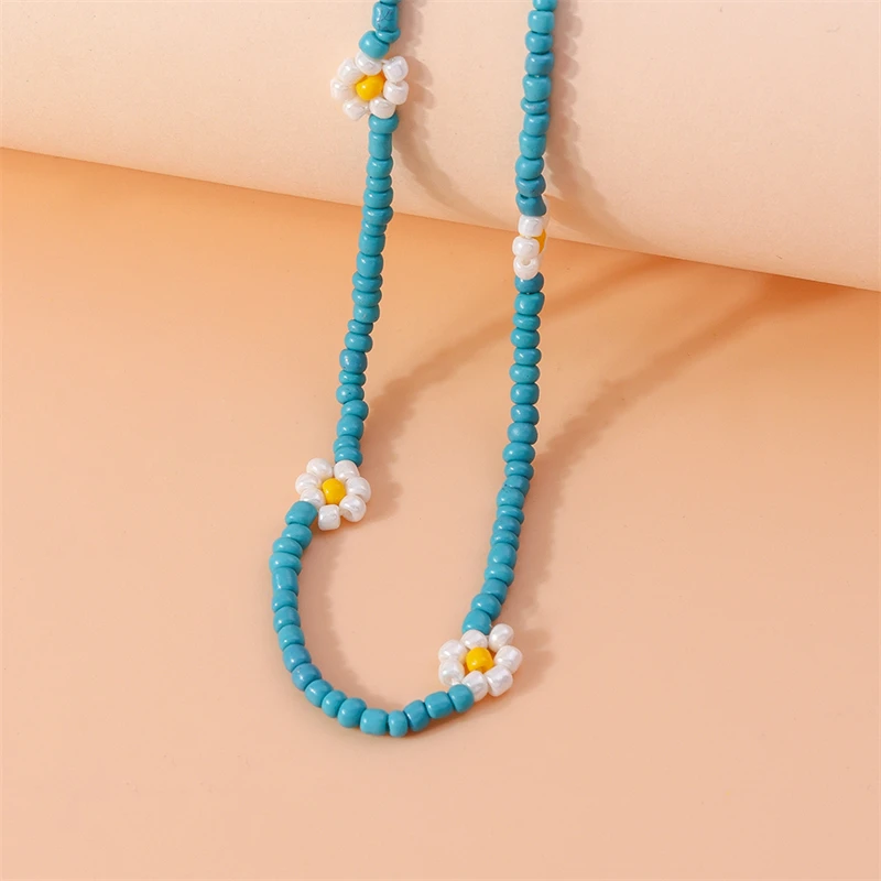 Mode handgemachte bunte Perlen Halskette für Frauen Mädchen Party Festival Schmuck Dekoration – Detail 11