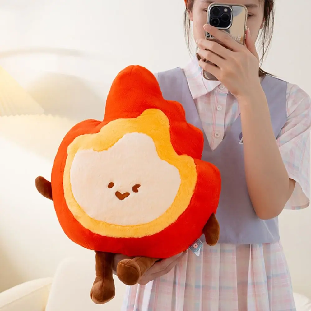 Soft Spark Elf Plush Toy Three Layers Cartoon Simulation Spark Elf Stuffed Toys Flame Funny Spark Elf Keychain Children