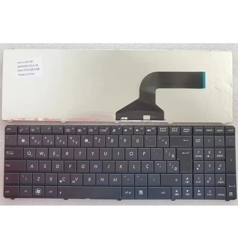 Klawiatura do laptopa ASUS N50 N51 N60 X61 U50 K55D G60 F50 U53 P53 G72 X53 X54H k53 A53 A52J K52N G51V (RU/US/UK/SP/FR/AR/BR/TU) — zdjęcie 3