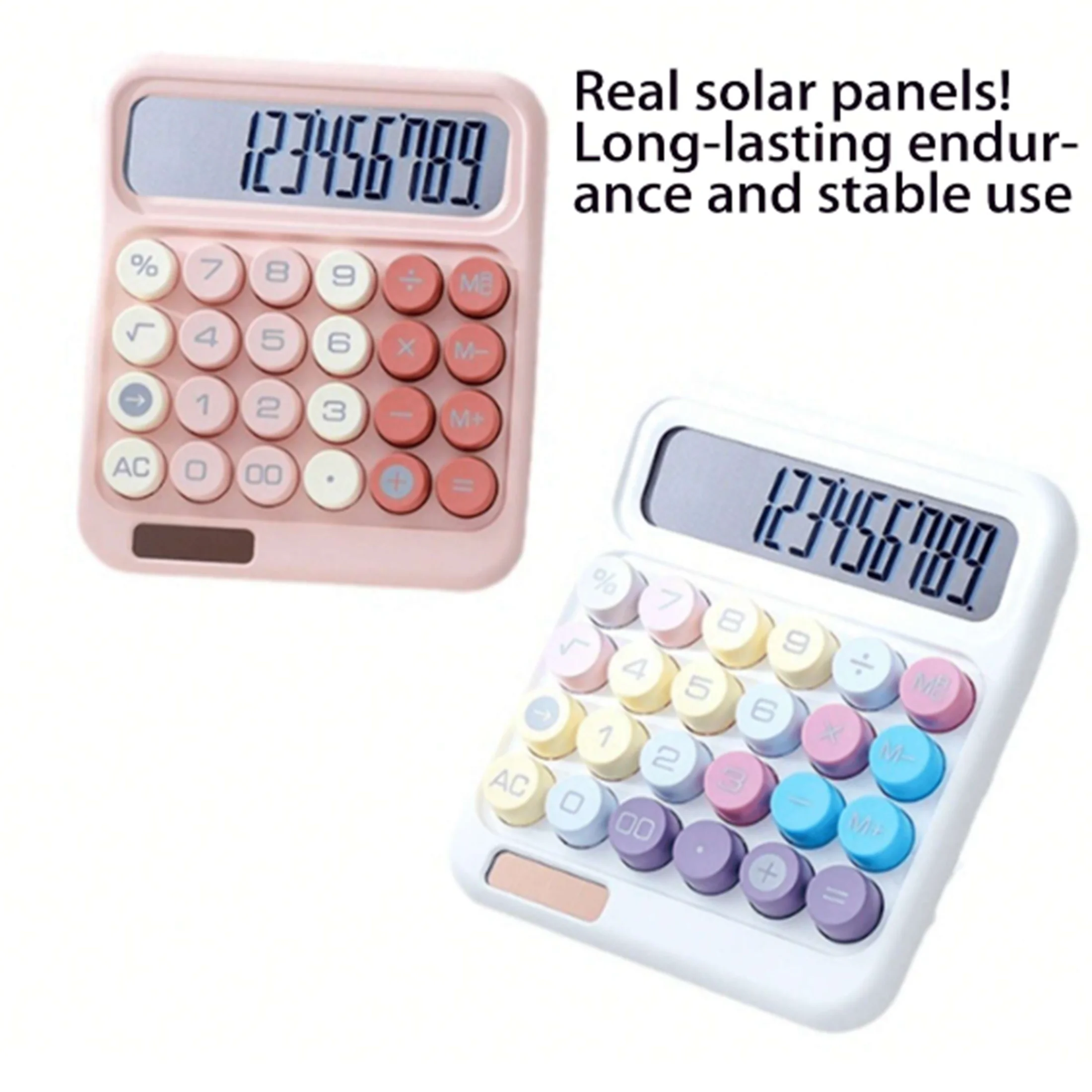 1 آلة حاسبة احترافية، مادة ABS متينة، سطح أملس، تعمل بالبطارية، أداة حسابية دقيقة #6