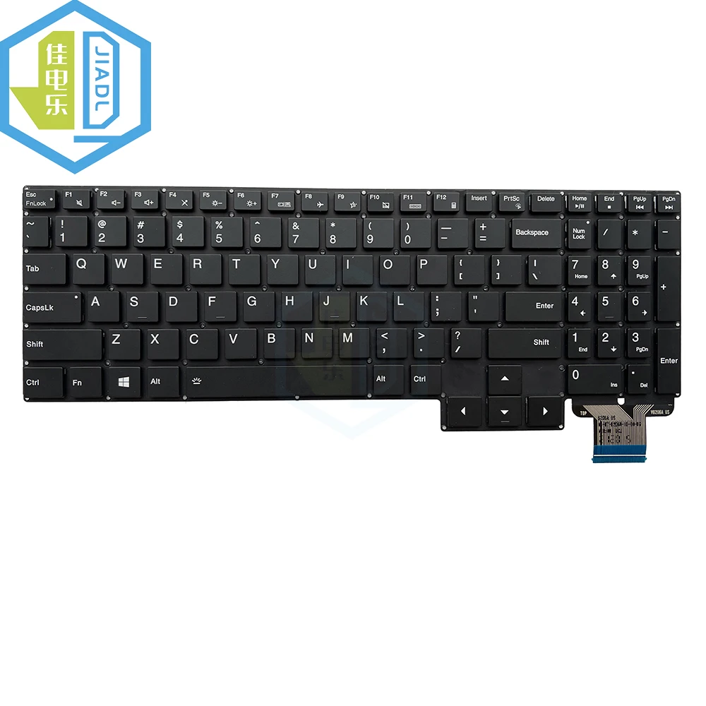 Newly US English Keyboard For V6206A NB-17-6206A-10-B0-US Black No Frame Keyboard Replace