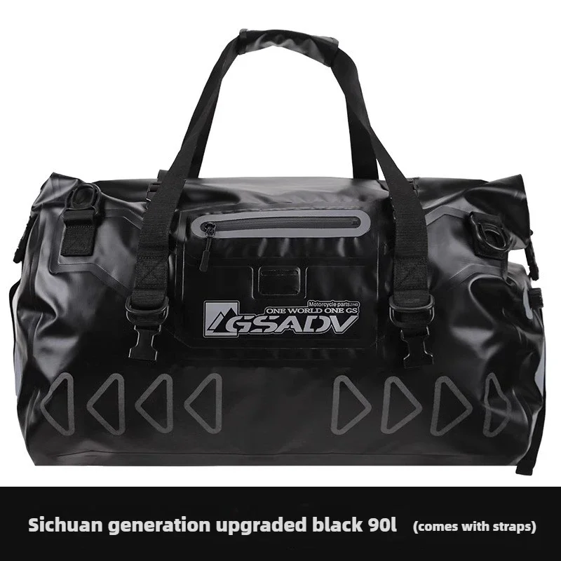 GSADV Motorcycle Rear Bag Waterproof Crossbody Bag 45L-90L Backseat Riding gear Thickened Rider Cross Bag