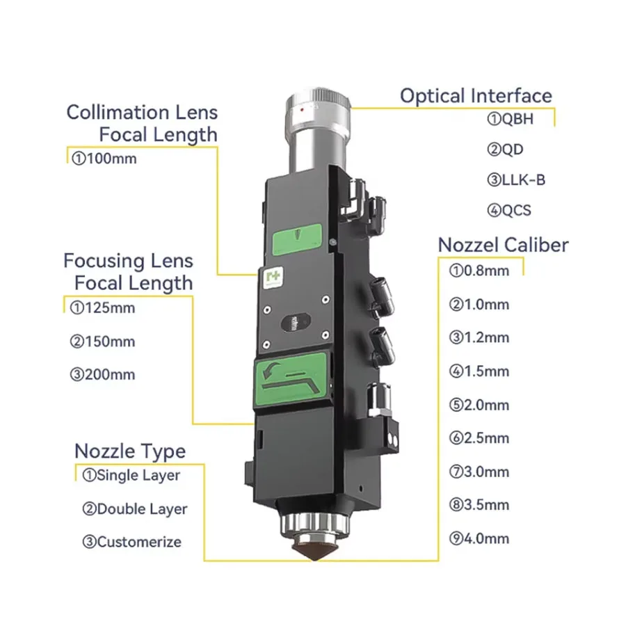 1.5 kW fiber laser source MFSC-1500/MFSC-2000/MFSC-3000X Raytools BT240 laser cutting head water cooler CWFL-1500