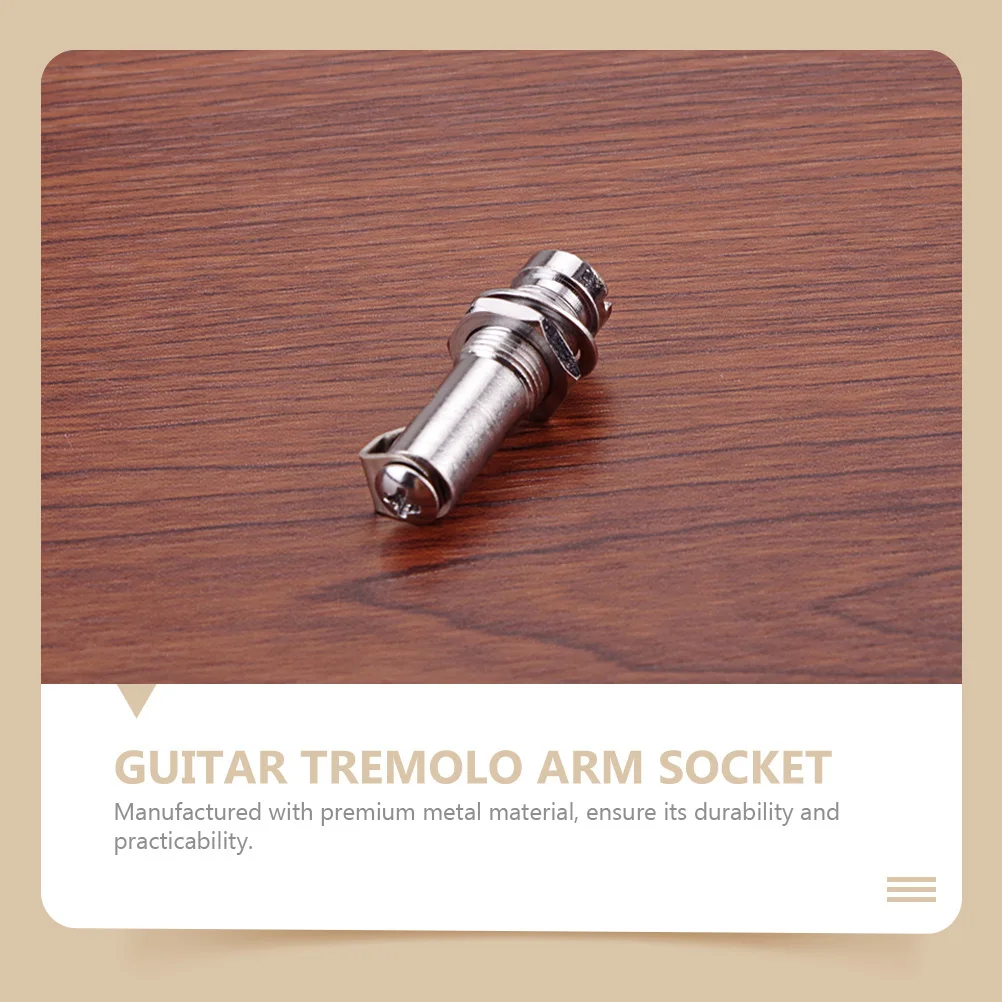 

Silver Rocker Socket Tube Guitar Accessory Tremolo System Durable Accessories Arm Electric Professional Part
