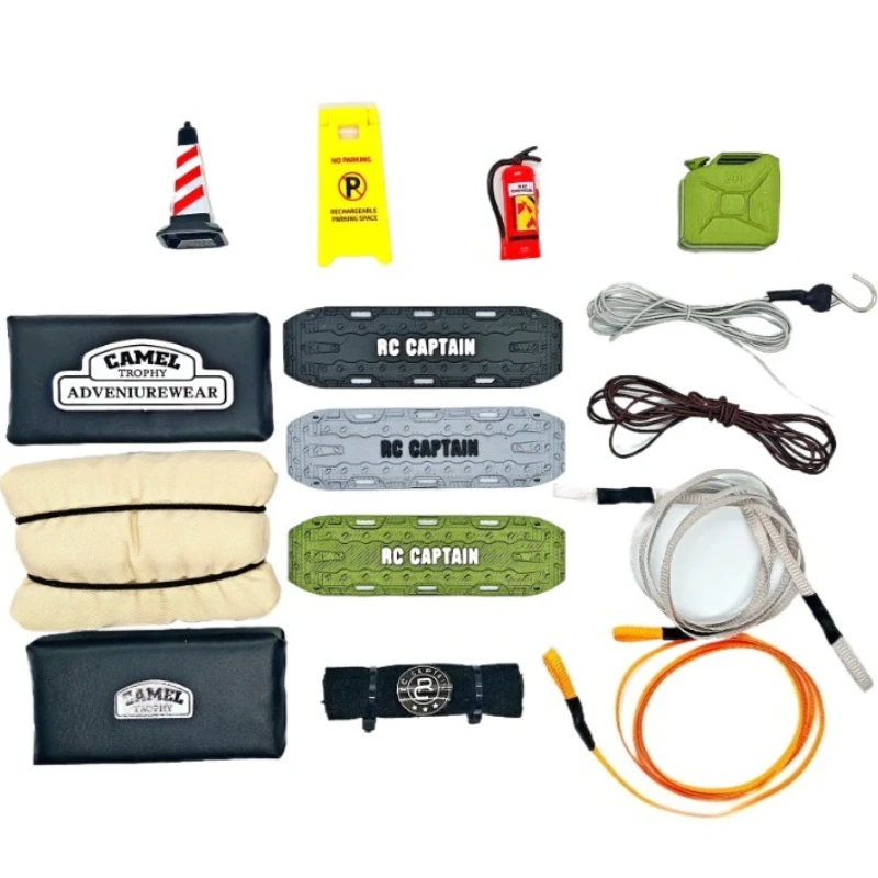 

Моделирование багажника, сумка, детали для украшения настроения для 1/18 1/24 RC гусеничного автомобиля TRX4-M Defender Bronco Axial SCX24 FCX24 Wrangler