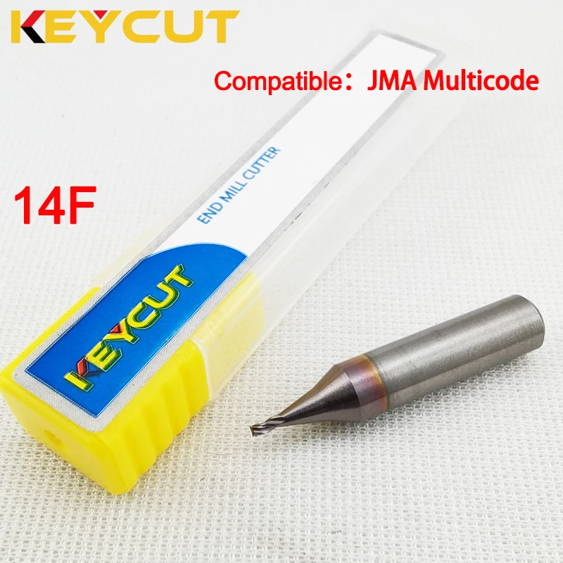 Fresa JMA Multicode Cutter 14F da 1,2 mm in metallo duro Strumenti per fabbro aftermarket