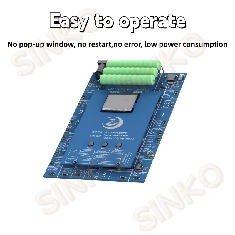 

ZJ Battery Cycle Tester for IP11-15PM Three-Channel Simultaneous Testing High Power Supply High-Speed Charging and Discharging​